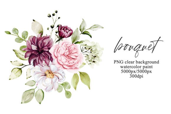 Bouquet Wit Watercolor Flowers Peonies: A Designer's Guide to This Versatile Clipart