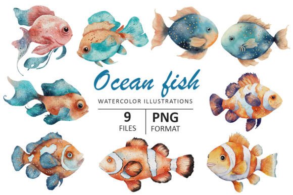 Bringing the Ocean to Your Canvas with Watercolor Fish