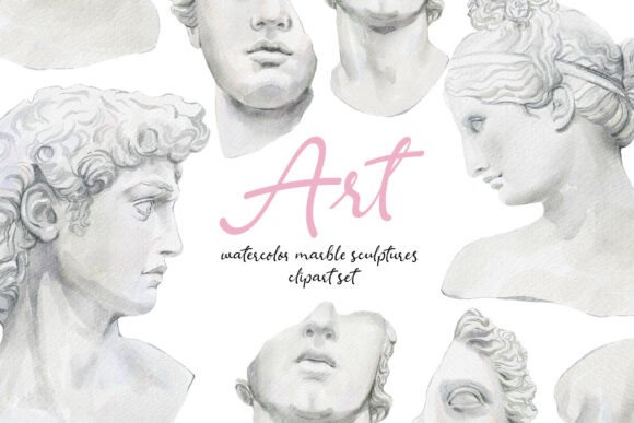Hand-drawn Marble Sculpture Bust Set: A Guide to Timeless Design