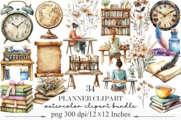 Planner Clipart Bundle: Your Ultimate Creative Toolkit