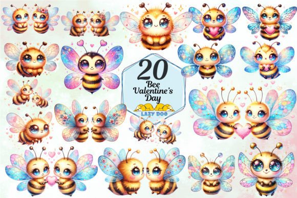 Sweeten Your Valentine's Projects with Bee Clipart