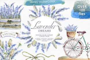 Timeless Elegance: Using Lavender Watercolor Clipart in Design