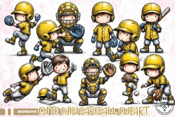 Unlocking Creative Potential with Cute Chibi Baseball PNG